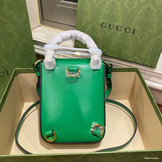 Hyper Peter handbag mini Gucci Bamboo 0730